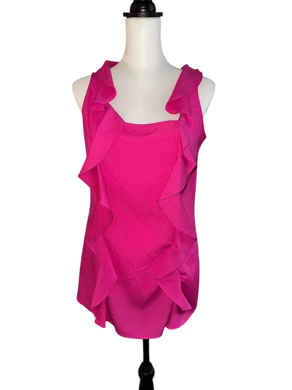 New York and Company Pink Sleeveless Top Small